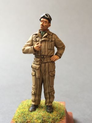 S2KW075 - British tank man in 'pixie' suit